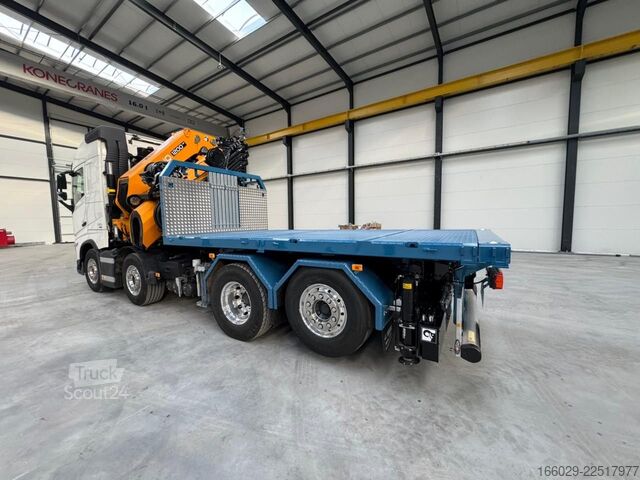 Platós teherautó VOLVO FH 540 8x2 EFFER Kran Sattelzugmaschine