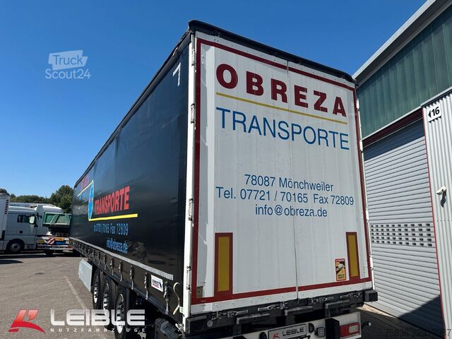 Auflieger mit Pritsche & Plane SCHMITZ CARGOBULL SCS 24/L* Tautliner*Code XL*Liftachse*UNFALL*