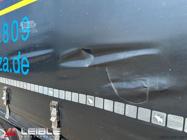Auflieger mit Pritsche & Plane SCHMITZ CARGOBULL SCS 24/L* Tautliner*Code XL*Liftachse*UNFALL*