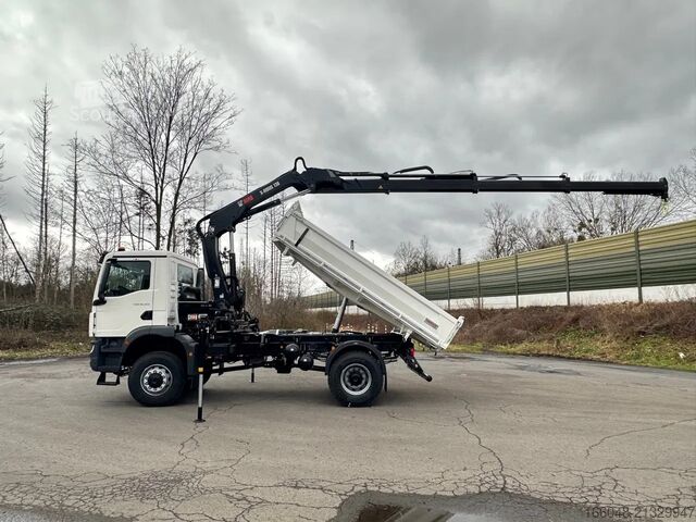 Kipper MAN TGM 18.320 MAN TGM 18.320 4x4 Euro6e Hiab X-HiD...