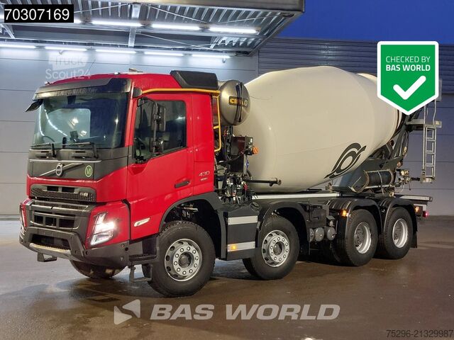 Blender Volvo FMX 430 8X4 10m3 CIFA Mixer Steel suspension Bi...