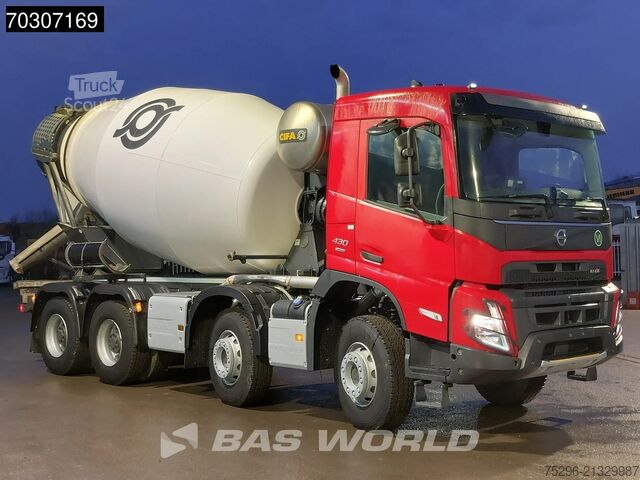 Blender Volvo FMX 430 8X4 10m3 CIFA Mixer Steel suspension Bi...