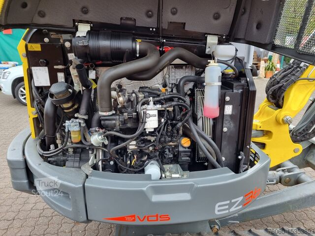 Mini ekskavators Wacker Neuson EZ36 VDS 3 Löffel