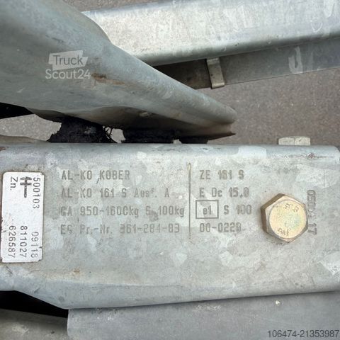 At taşıma römorku HUMBAUR Alu Single 1,5 er # 100 km/h Zulassung