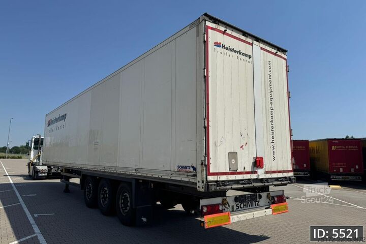 Koffer Schmitz Cargobull SCB/S3B / Disk brakes / Double stock