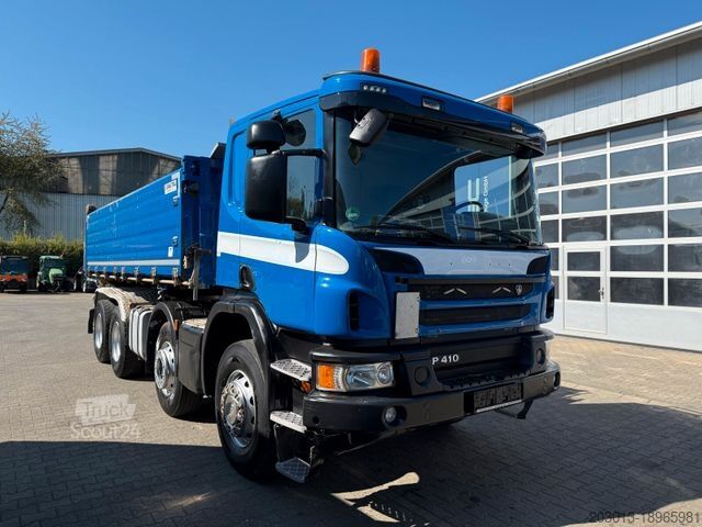 Kipper LKW SCANIA P 410 8x4 Dreiseitenkipper DAUTEL