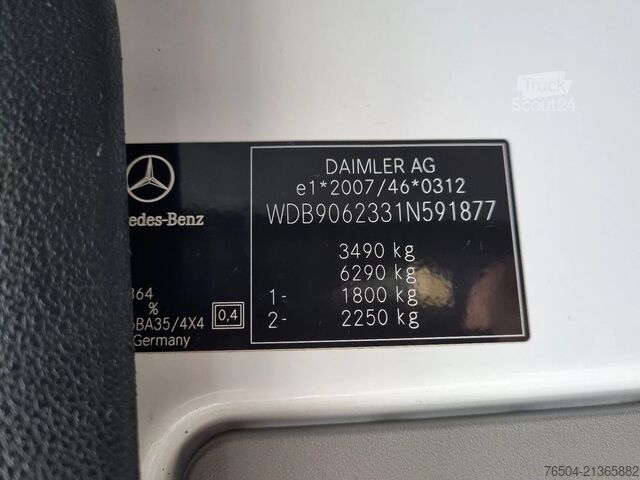 Presenning Mercedes-Benz Sprinter 316 CDI 4X4 4MATIC DC open laadbak Hui...