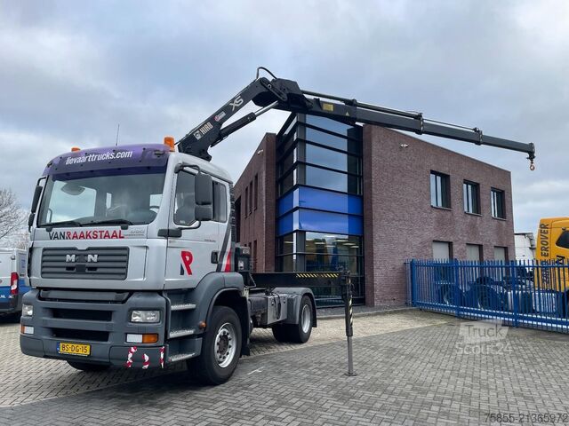 Standard-SZM MAN TGA 18.310 Hiab 166 E-3 HIDUO Crane-Kran + Remo...