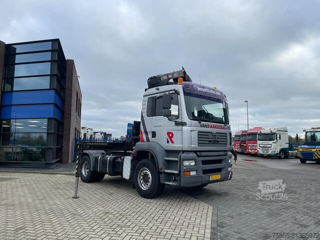 Standard-SZM MAN TGA 18.310 Hiab 166 E-3 HIDUO Crane-Kran + Remo...
