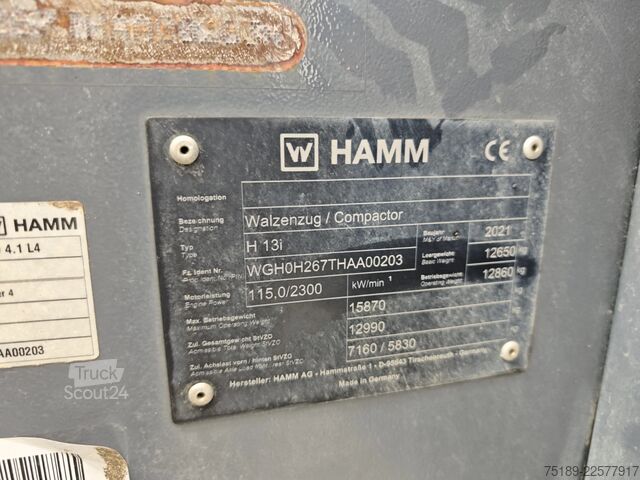 Dækrulle Hamm H13i Topcon GX 55 3D