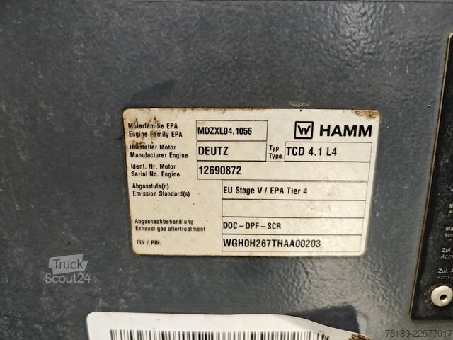 Dækrulle Hamm H13i Topcon GX 55 3D