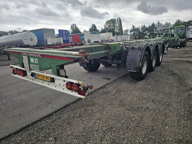 Konténerszállítás D-TEC VCC-01 FLEXITRAILER/ALL CONNECTIONS/ APK/TUV 26...