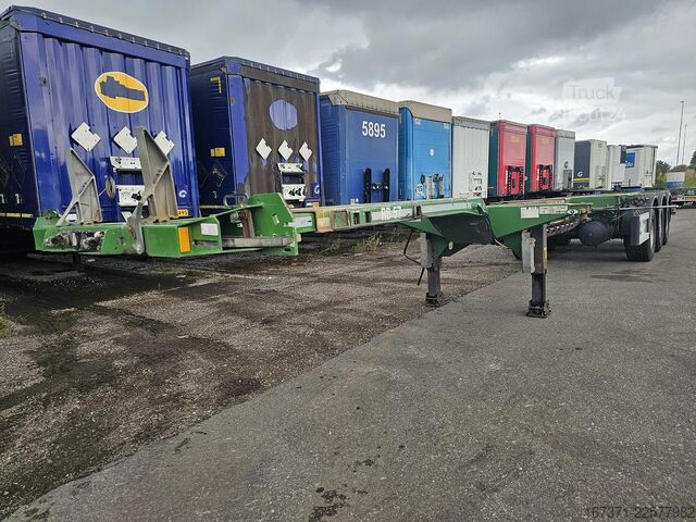 Konténerszállítás D-TEC VCC-01 FLEXITRAILER/ALL CONNECTIONS/ APK/TUV 26...