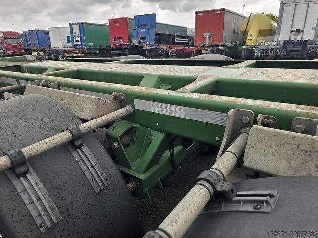 Μεταφορά εμπορευματοκιβωτίων D-TEC VCC-01 FLEXITRAILER/ALL CONNECTIONS/ APK/TUV 26...
