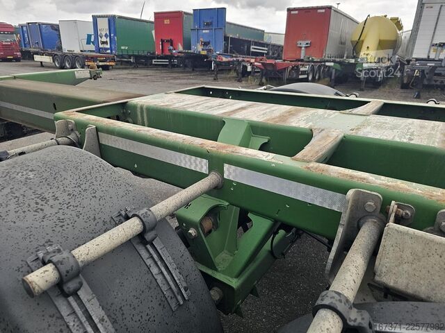 Μεταφορά εμπορευματοκιβωτίων D-TEC VCC-01 FLEXITRAILER/ALL CONNECTIONS/ APK/TUV 26...