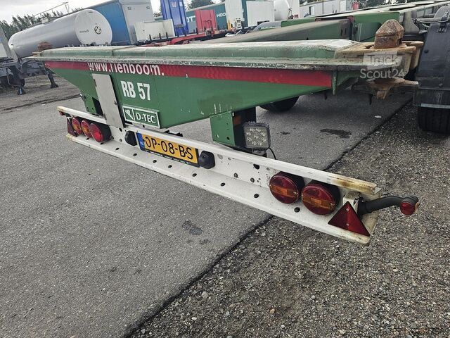 Μεταφορά εμπορευματοκιβωτίων D-TEC VCC-01 FLEXITRAILER/ALL CONNECTIONS/ APK/TUV 26...