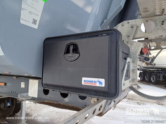 Semi-remorque benne Schmitz Cargobull Semitrailer Tipper Steel half pipe body 25m³
