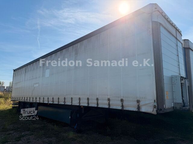 Öppen semitrailer med kapell SCHMITZ CARGOBULL SCB*S3T Standard Liftachse