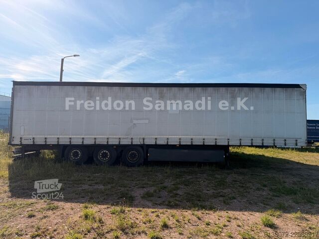 Öppen semitrailer med kapell SCHMITZ CARGOBULL SCB*S3T Standard Liftachse