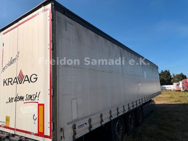 Öppen semitrailer med kapell SCHMITZ CARGOBULL SCB*S3T Standard Liftachse