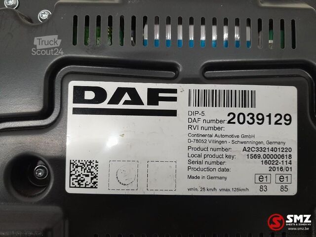 Přístrojová deska Daf Occ instrumentenpaneel DAF