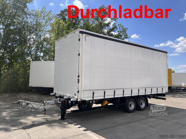 Atvērta piekabe ar tentu Möslein TPW 105 D Schwebheim  Tandem- Planenanhänger Durchladen