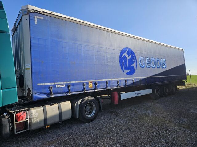 Semirremolque abierto con toldo Krone SD