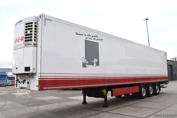 Transporte refrigerado/congelado Krone SD + THERMO KING SL-400e - DHOLLANDIA - SAF AXL...