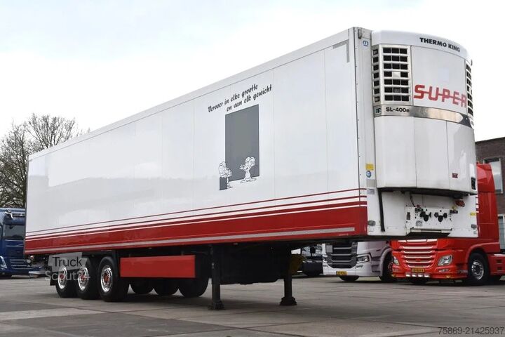 Transporte refrigerado/congelado Krone SD + THERMO KING SL-400e - DHOLLANDIA - SAF AXL...