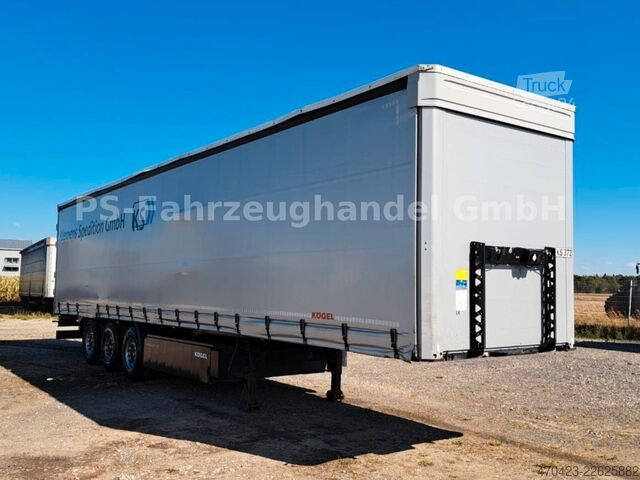 Brandalı açık yarı römork KÖGEL SN24*Edscha*LiftA*PalKa