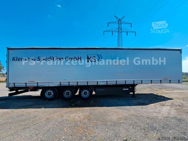 Brandalı açık yarı römork KÖGEL SN24*Edscha*LiftA*PalKa