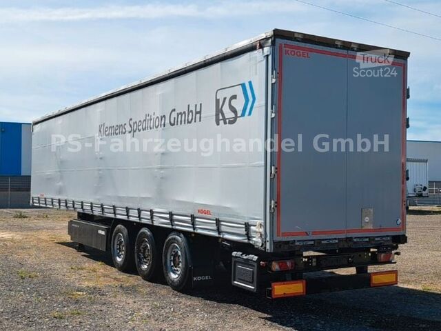 Brandalı açık yarı römork KÖGEL SN24*Edscha*LiftA*PalKa