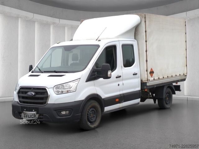 Camión plataforma con toldo Ford Transit Pritsche+Plane AWD DoKa L3 3,5t*7-Sitzer