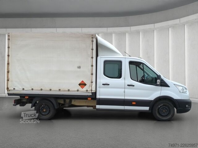 Camión plataforma con toldo Ford Transit Pritsche+Plane AWD DoKa L3 3,5t*7-Sitzer