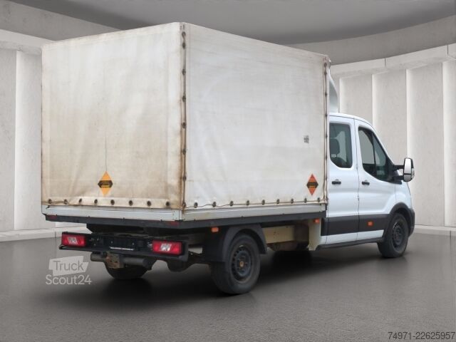 Camión plataforma con toldo Ford Transit Pritsche+Plane AWD DoKa L3 3,5t*7-Sitzer