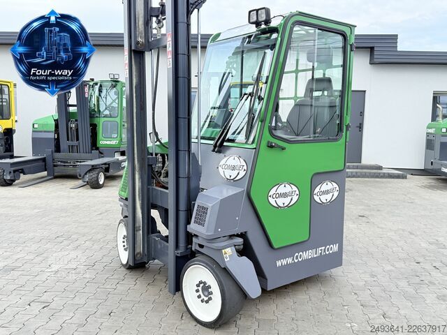 Wózek widłowy czterokierunkowy Combilift CB4000 GAS TRIPLEX 6800 POSITIONER CABIN