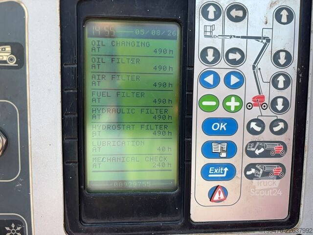 Mafsallı çalışma platformu Manitou 160 Atj