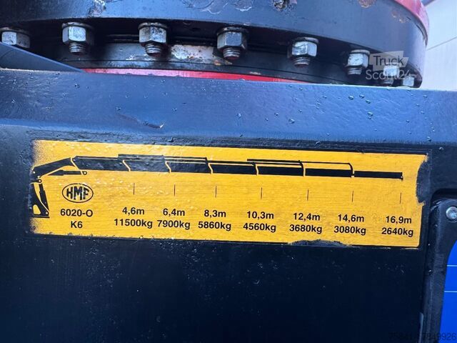 Vrachtwagen met kraan Volvo FH 540 FH 540 8x4 HMF 6020-O K6 + JIB FJ 1200-6