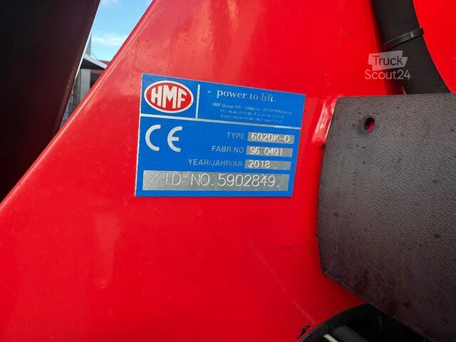 Vrachtwagen met kraan Volvo FH 540 FH 540 8x4 HMF 6020-O K6 + JIB FJ 1200-6