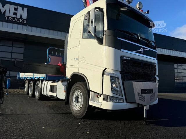 Vrachtwagen met kraan Volvo FH 540 FH 540 8x4 HMF 6020-O K6 + JIB FJ 1200-6