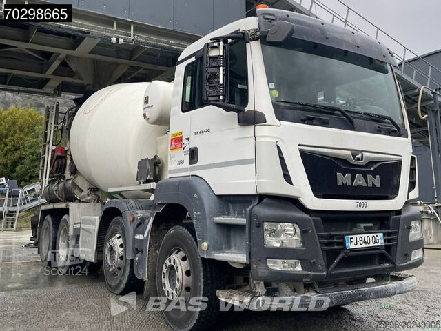 Blender MAN TGS TGS 8X4 8m3 Putzmeister Mixer Big-Axle Stee...