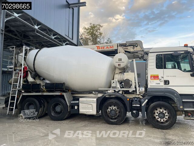 Blender MAN TGS TGS 8X4 8m3 Putzmeister Mixer Big-Axle Stee...