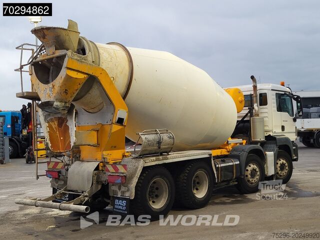Mixeur MAN TGS 32.420 8X4 9m3 Stetter Mixer Steel Suspensi...