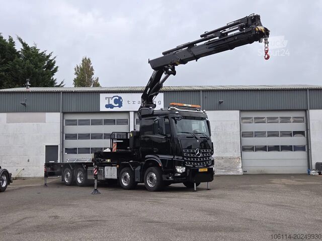 Crane truck Mercedes-Benz Arocs 8x2 4 Fassi 82TM 2017 euro 6