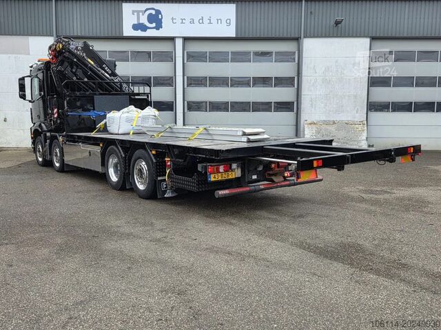Camion-grue Mercedes-Benz Arocs 8x2 4 Fassi 82TM 2017 euro 6