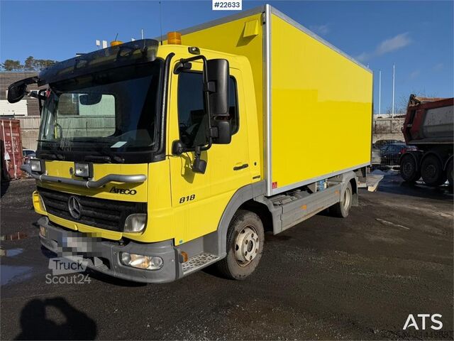 Box body Mercedes-Benz 818 City w/ on-spot and low mileage should be seen