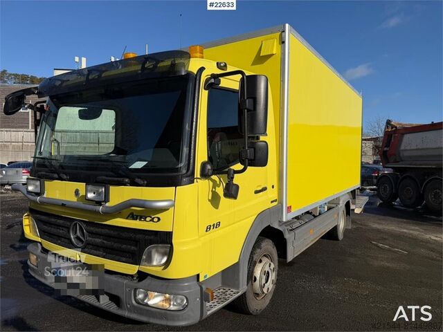 Box body Mercedes-Benz 818 City w/ on-spot and low mileage should be seen