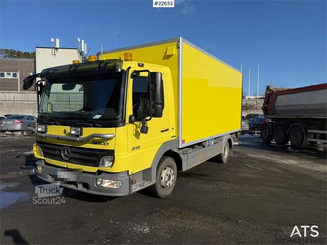 Box body Mercedes-Benz 818 City w/ on-spot and low mileage should be seen