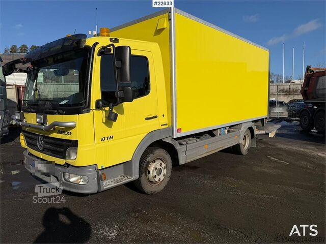 Box body Mercedes-Benz 818 City w/ on-spot and low mileage should be seen