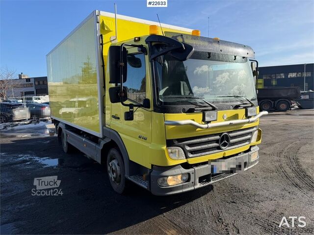 Box body Mercedes-Benz 818 City w/ on-spot and low mileage should be seen